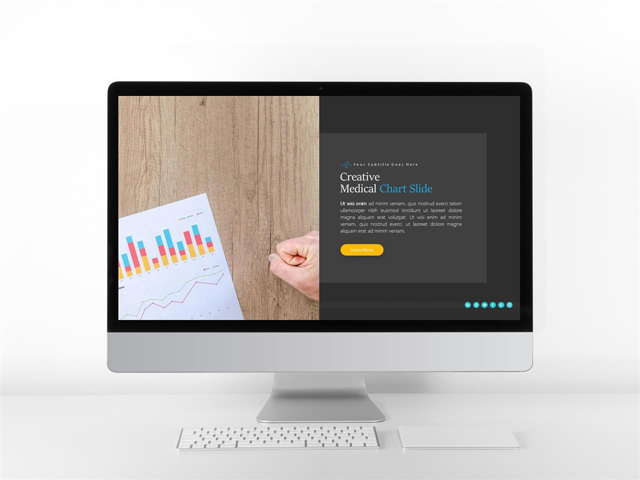 ppt 템플릿 기사 설명 회색톤 ppt 템플릿