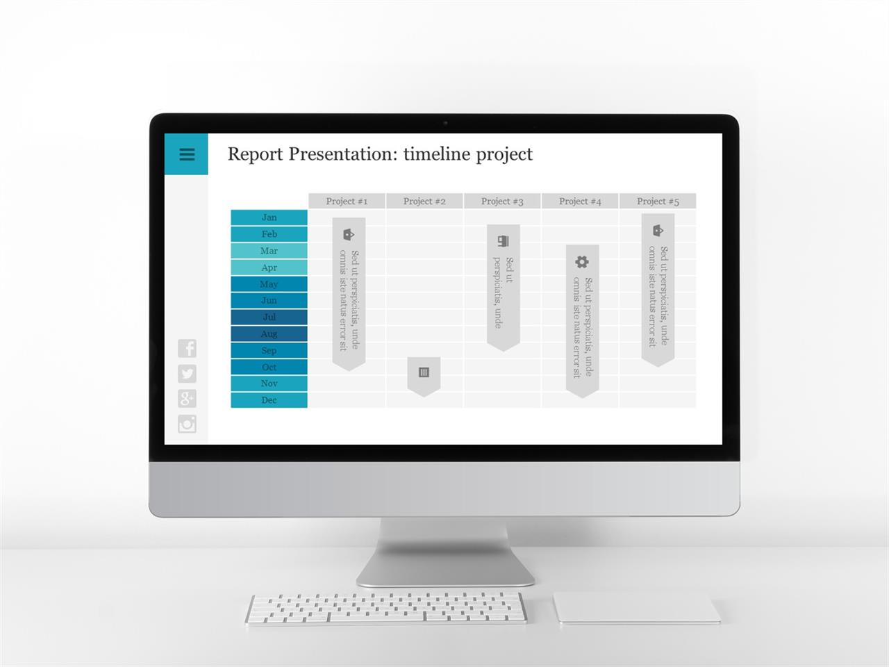 깔때기형 ppt 템플릿 ppt 흰색 초록색 템플릿