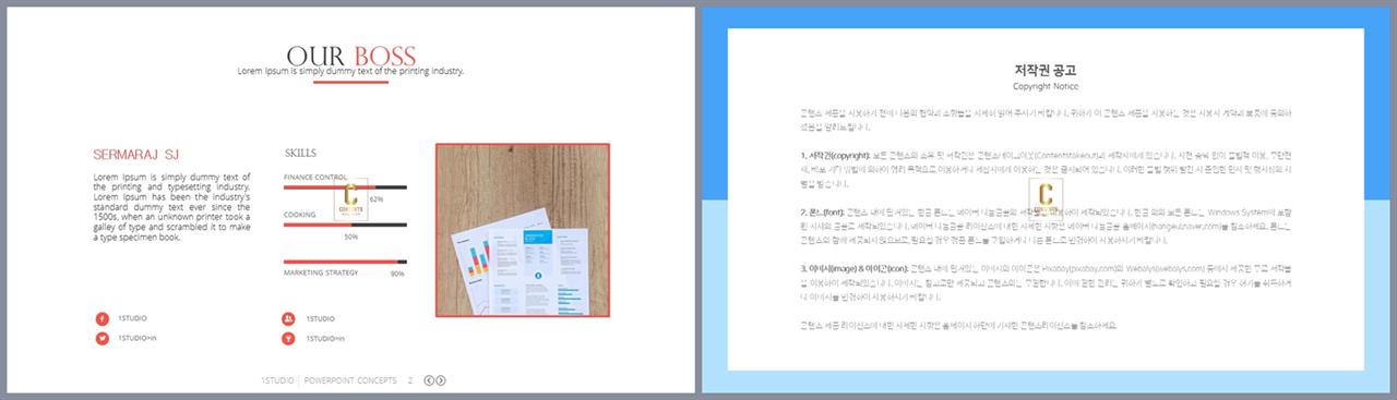 가로막대형 ppt 템플릿 발표 ppt 테마