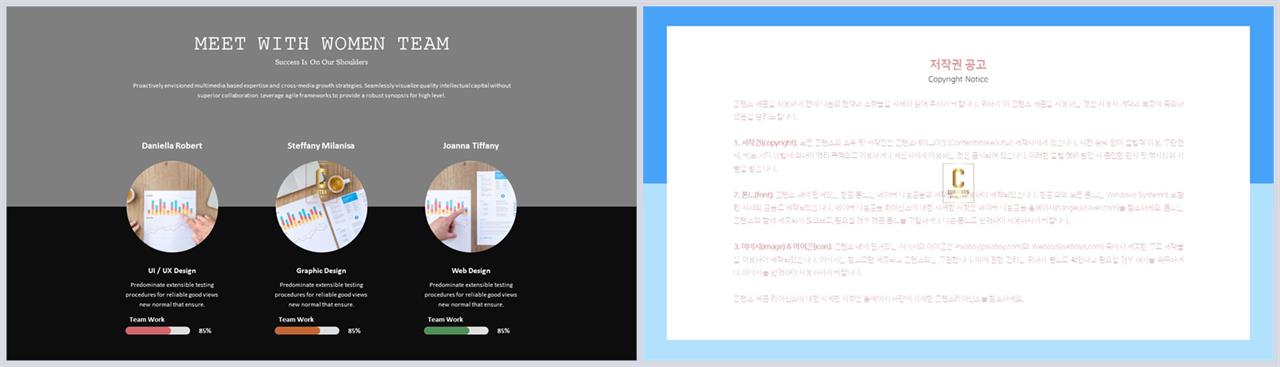 가로막대형 ppt 템플릿 고급 ppt 템플릿