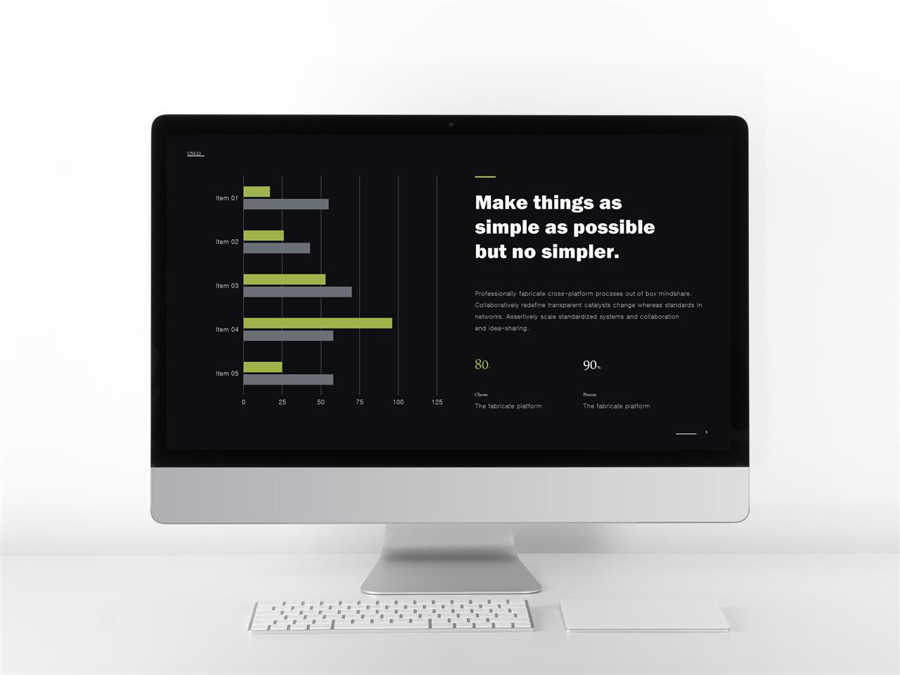 가로막대형 ppt 템플릿 녹색 ppt 템플릿