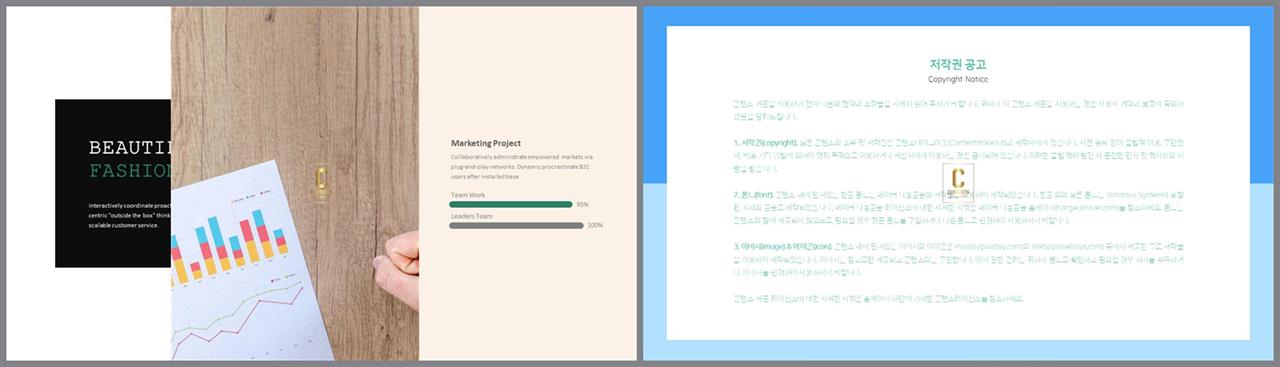 가로막대형 ppt 템플릿 ppt 발표 테마