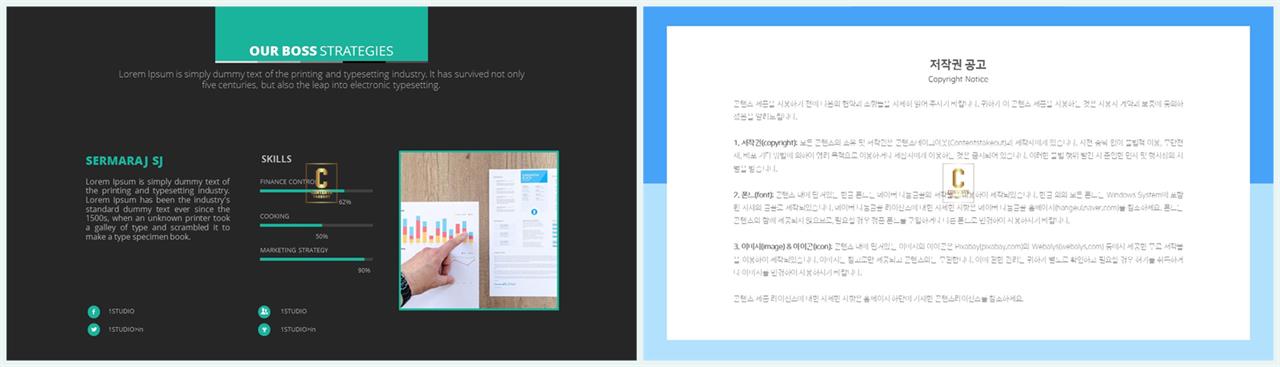 가로막대형 ppt 템플릿 발표 템플릿 ppt