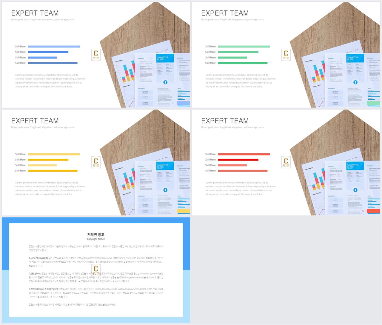 가로막대형 ppt 템플릿 발표 ppt 테마