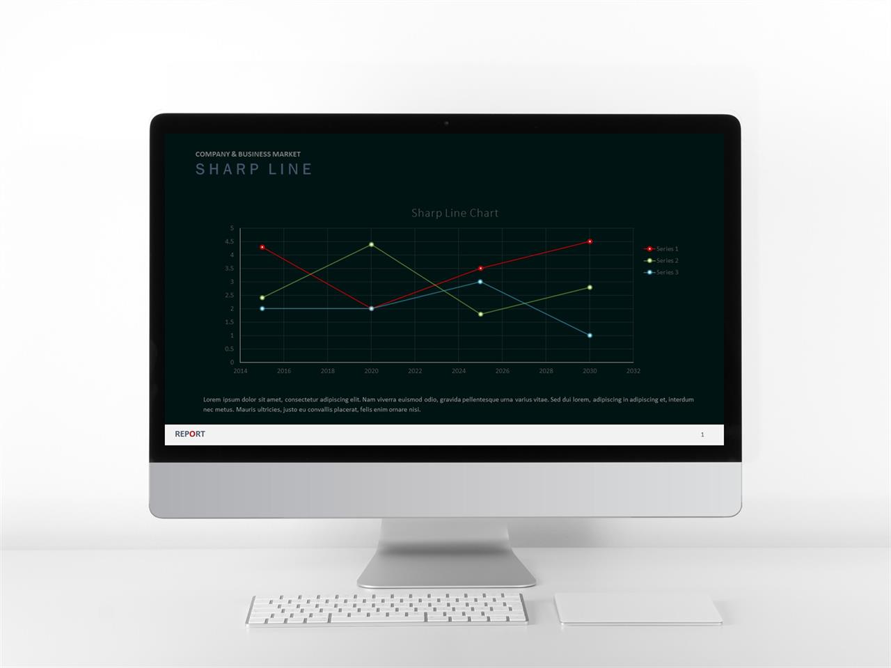 블랙 ppt 템플릿 ppt 꺾은 선 그래프 템플릿