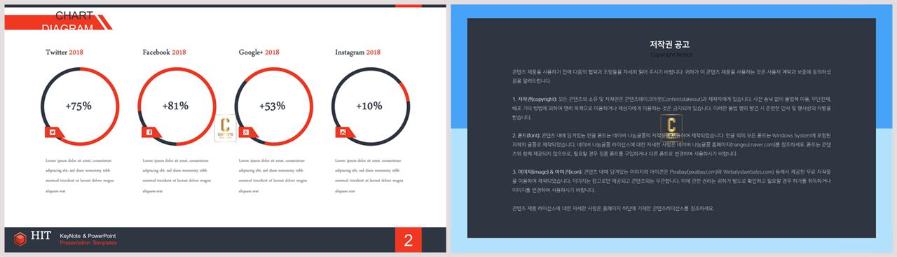 선버스트형 ppt 템플릿 발표 ppt 탬플릿