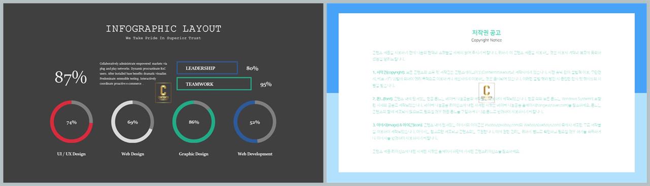 환상형 피피티 테마 발표용 ppt 테마