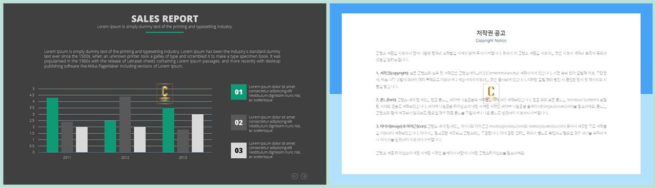 ppt 막대 그래프 템플릿 고급 스러운 ppt 템플릿