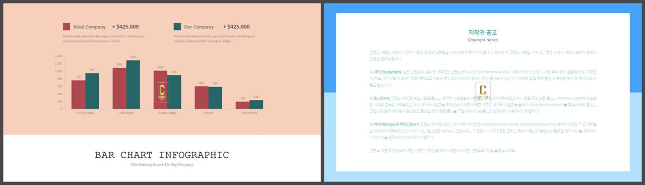 ppt 막대 그래프 템플릿 발표용 ppt 양식