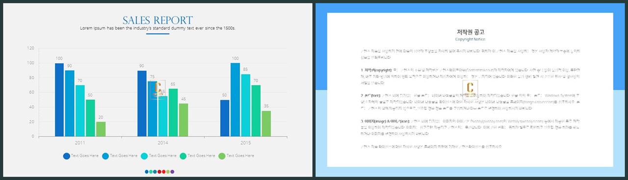 ppt 막대 그래프 템플릿 포스터 발표 양식 ppt