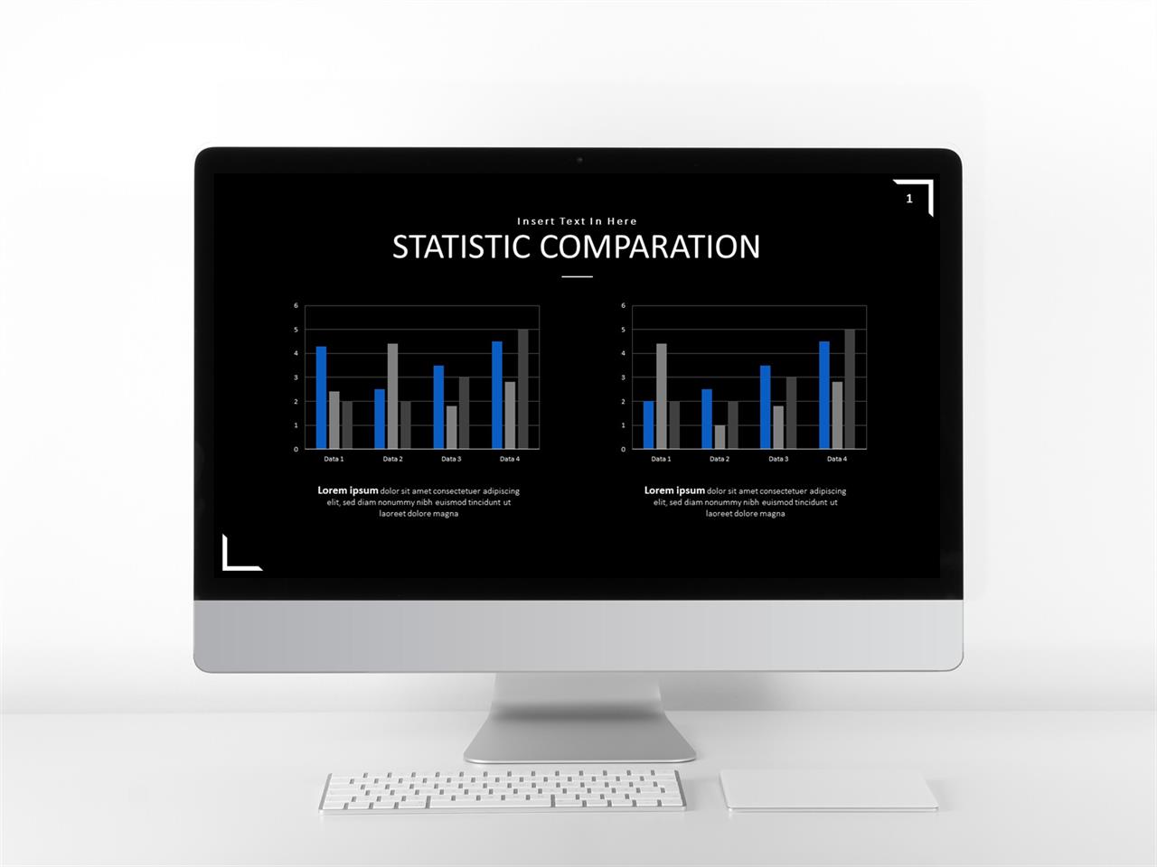 ppt 막대 그래프 템플릿 ppt 블루 템플릿