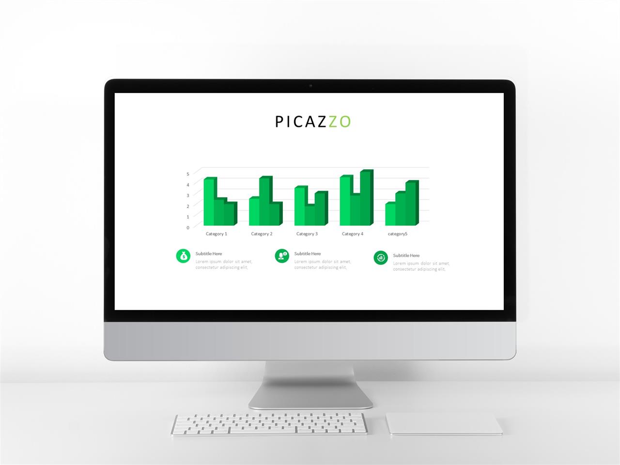 ppt 막대 그래프 템플릿 ppt 템플릿 초록