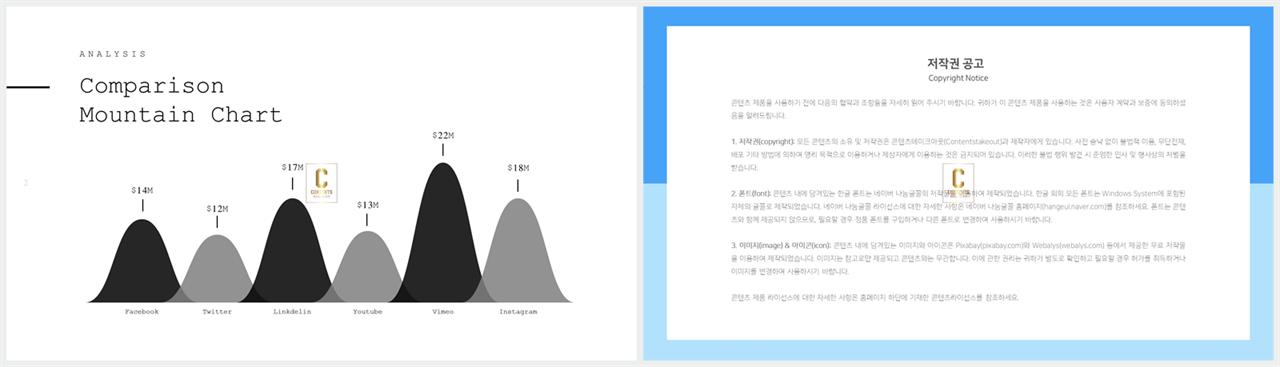 ppt 막대 그래프 템플릿 심플 발표 ppt 템플릿