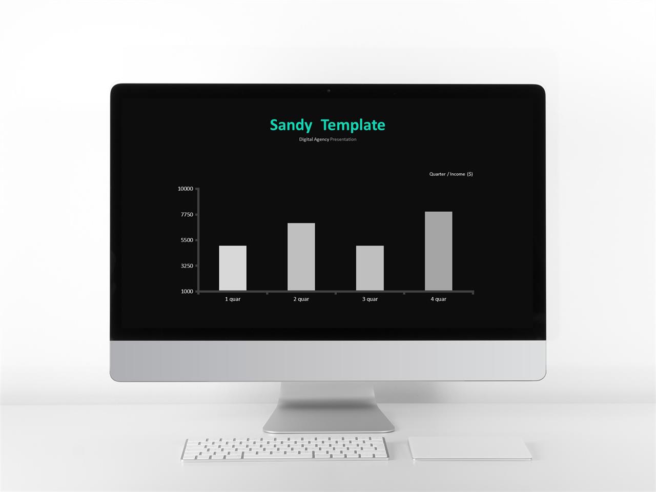 ppt 막대 그래프 템플릿 검정 화이트 ppt 템플릿