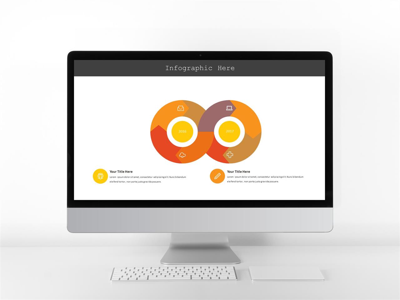 ppt 디자인 비교 템플릿 ppt 템플릿 주황