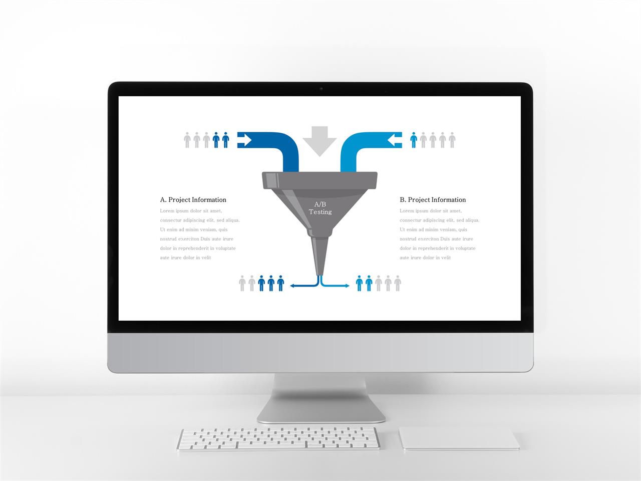 ppt 디자인 비교 템플릿 파워포인트 테마 하늘