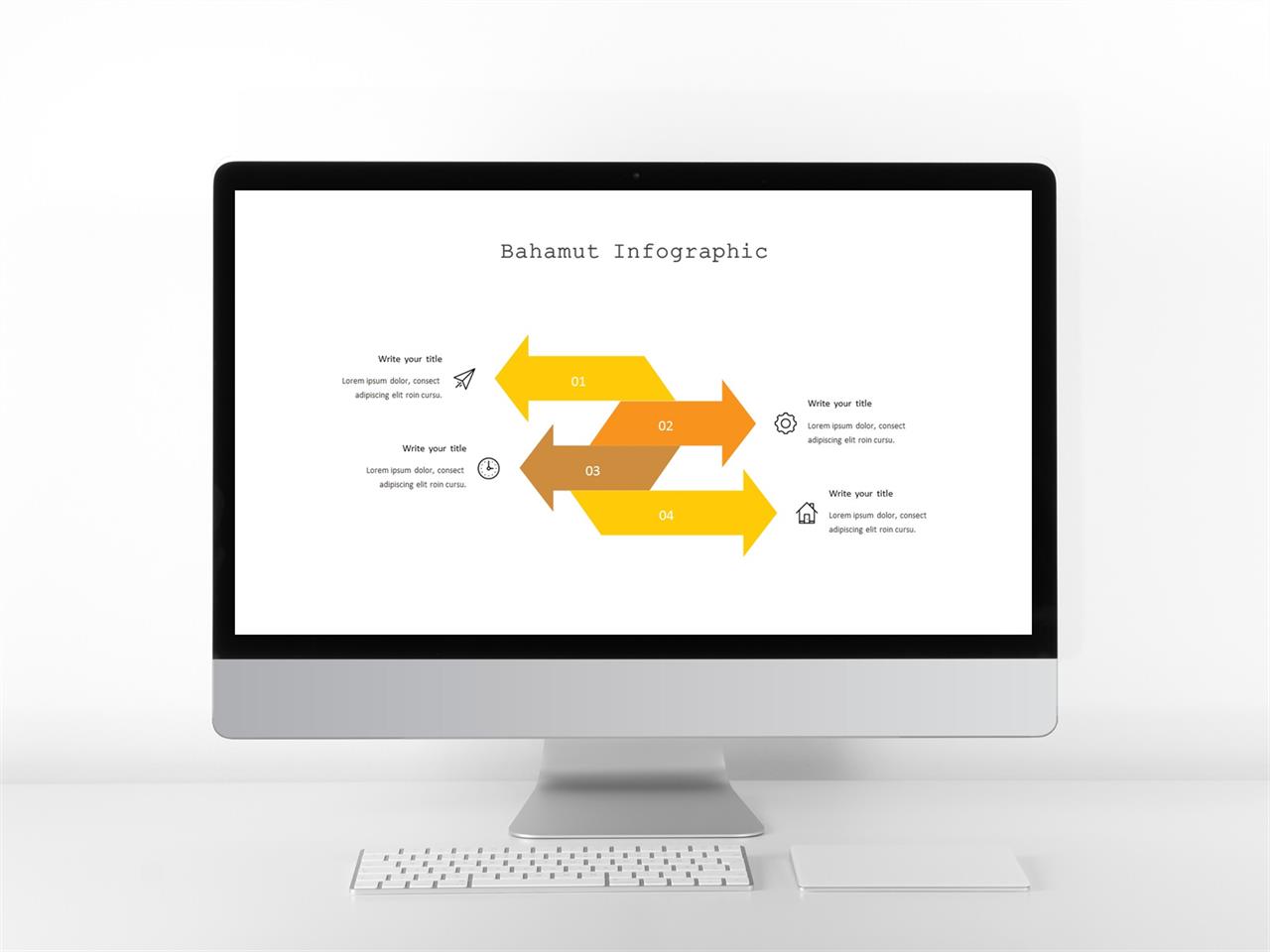 ppt 디자인 비교 템플릿 오렌지 ppt 테마