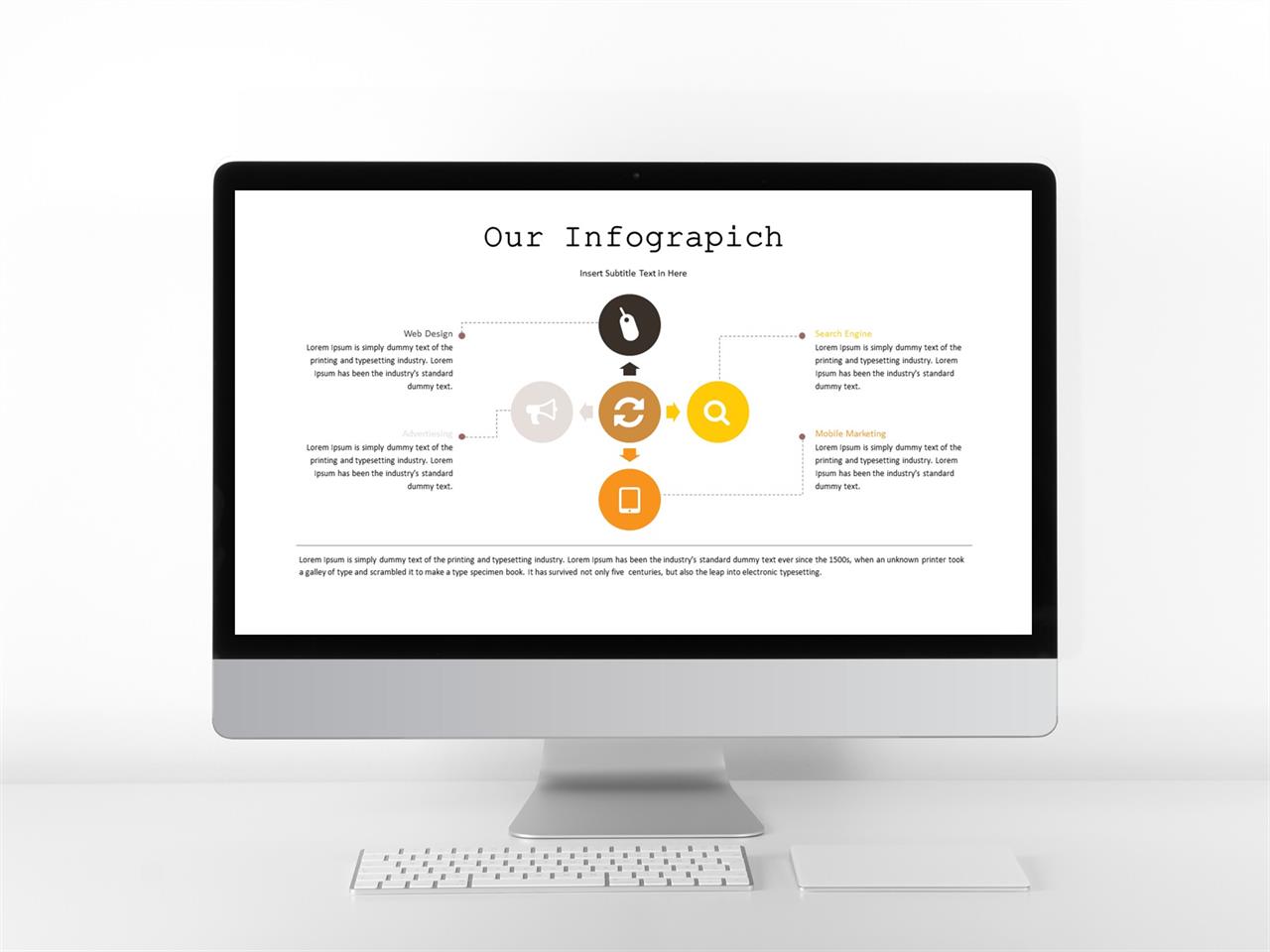 ppt 디자인 서식 시스템 구성도 ppt 템플릿