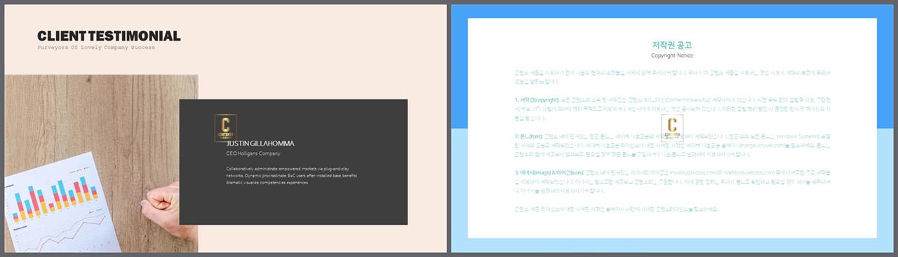 배치형 ppt 발표용 템플릿