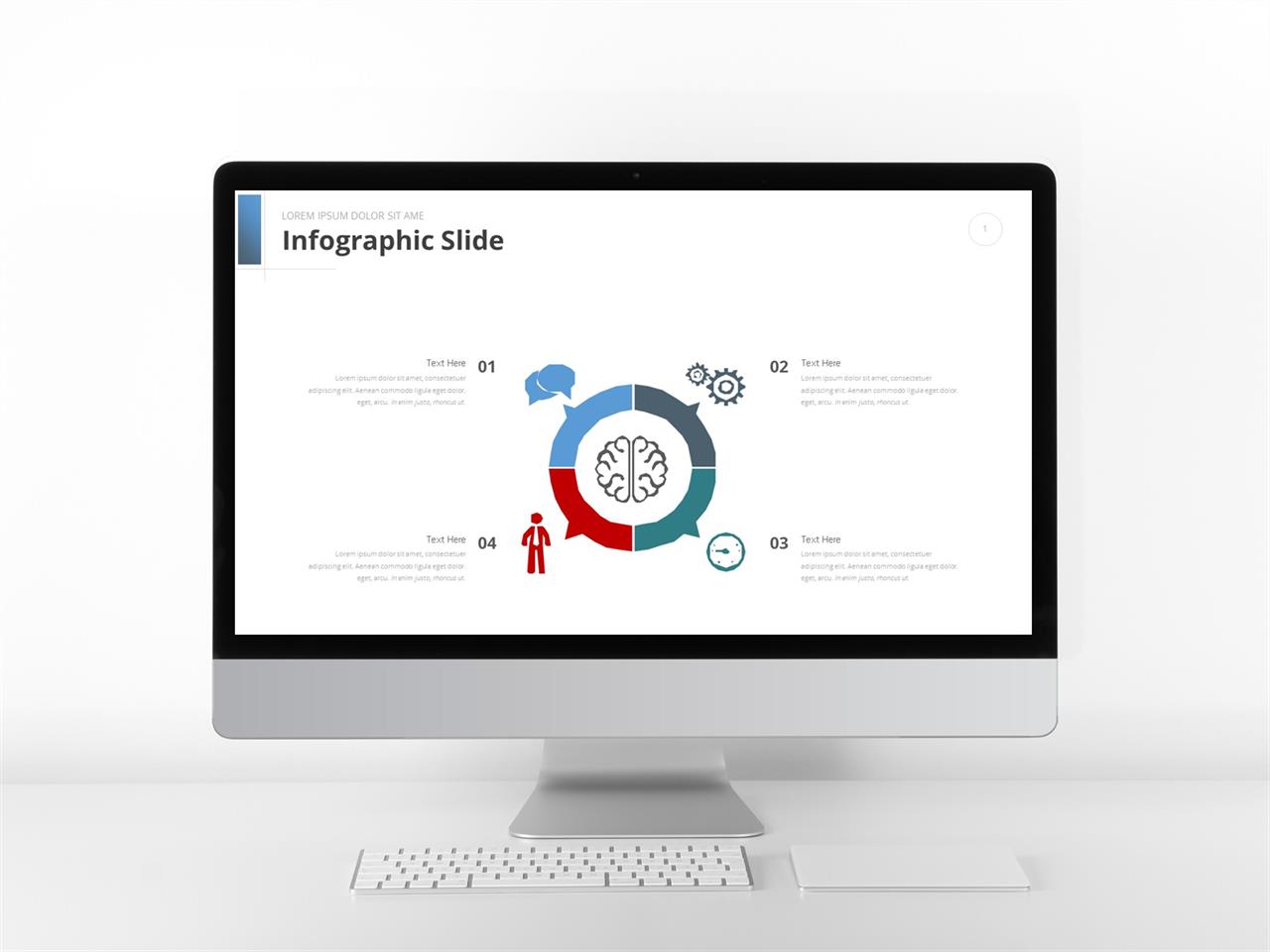 ppt 순환 템플릿 ppt 레드 테마