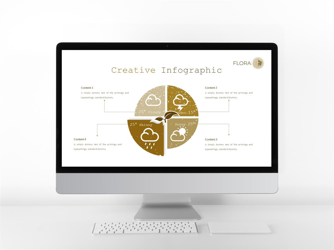 ppt 템플릿 집중 ppt 갈색 배경