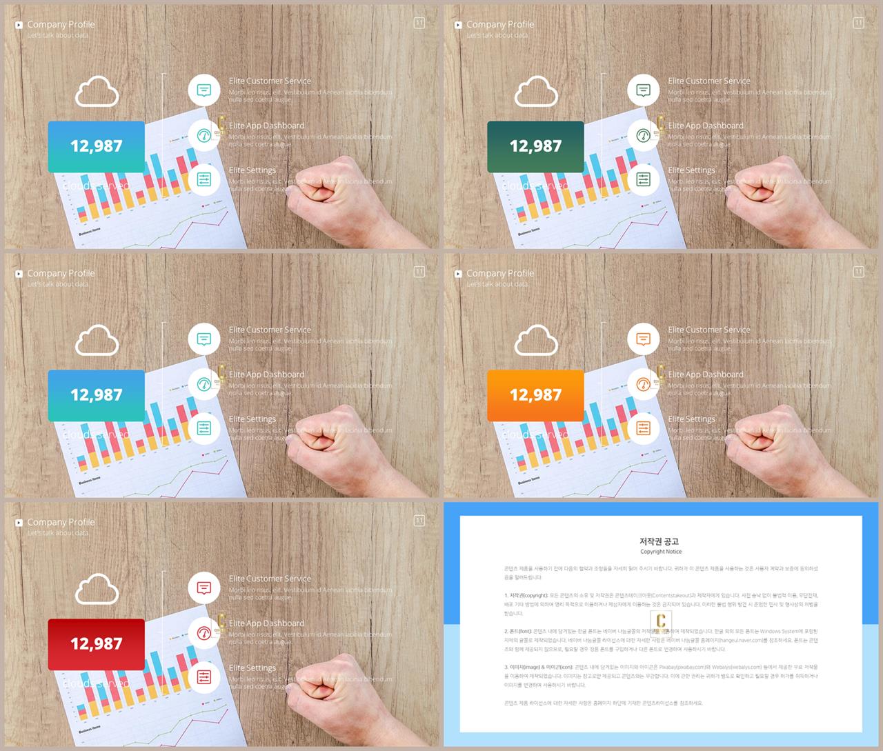 중점 내용 ppt 템플릿 발표용 ppt 양식