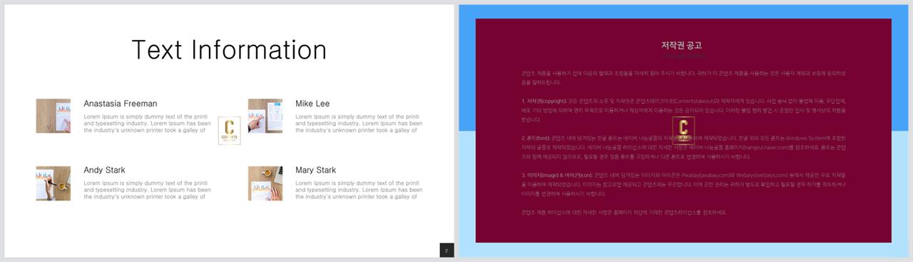 중점항목 피피티 템플릿 microsoft ppt 테마