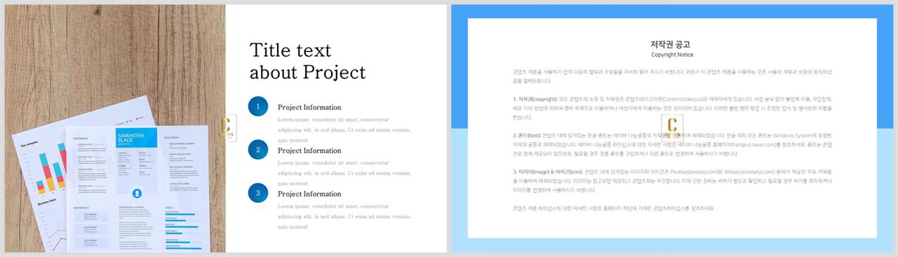 중점 내용 ppt 템플릿 발표용 ppt 양식