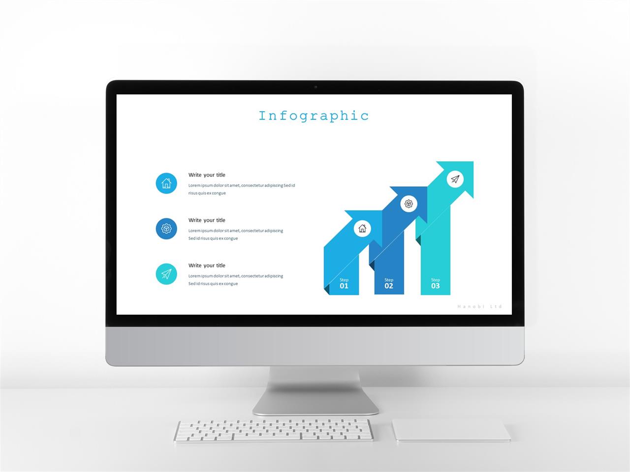 ppt 템플릿 증가 파랑 계열 ppt 템플릿