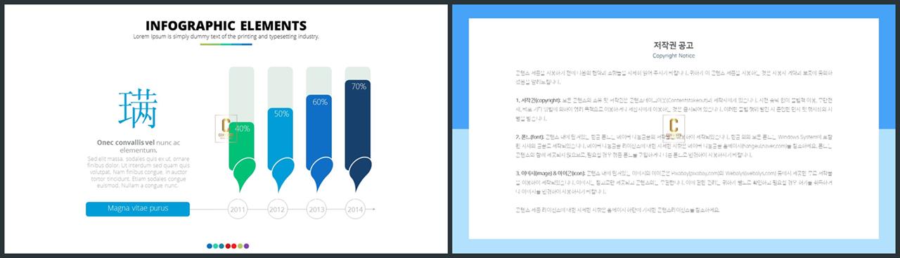 변천과정 ppt 템플릿 발표 깔끔한 ppt 템플릿