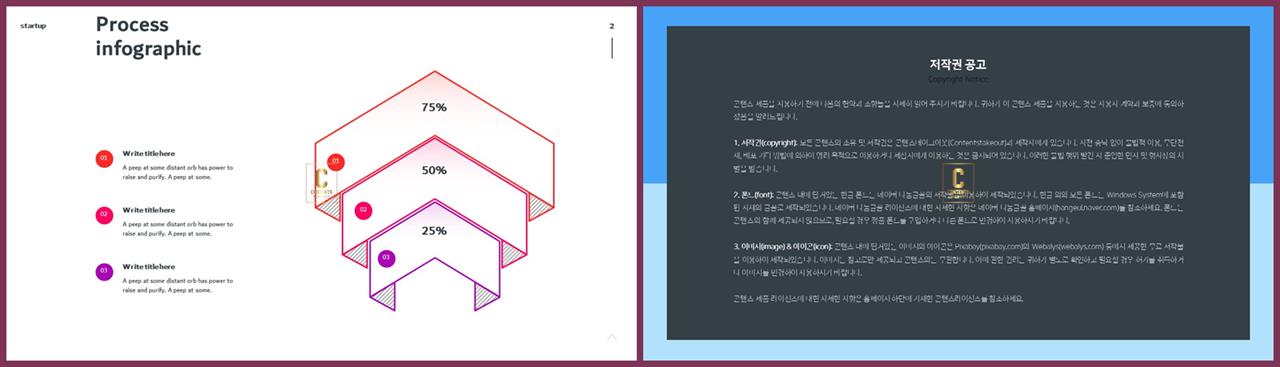 발전과정 ppt 템플릿 파워포인트 프레젠테이션 템플릿