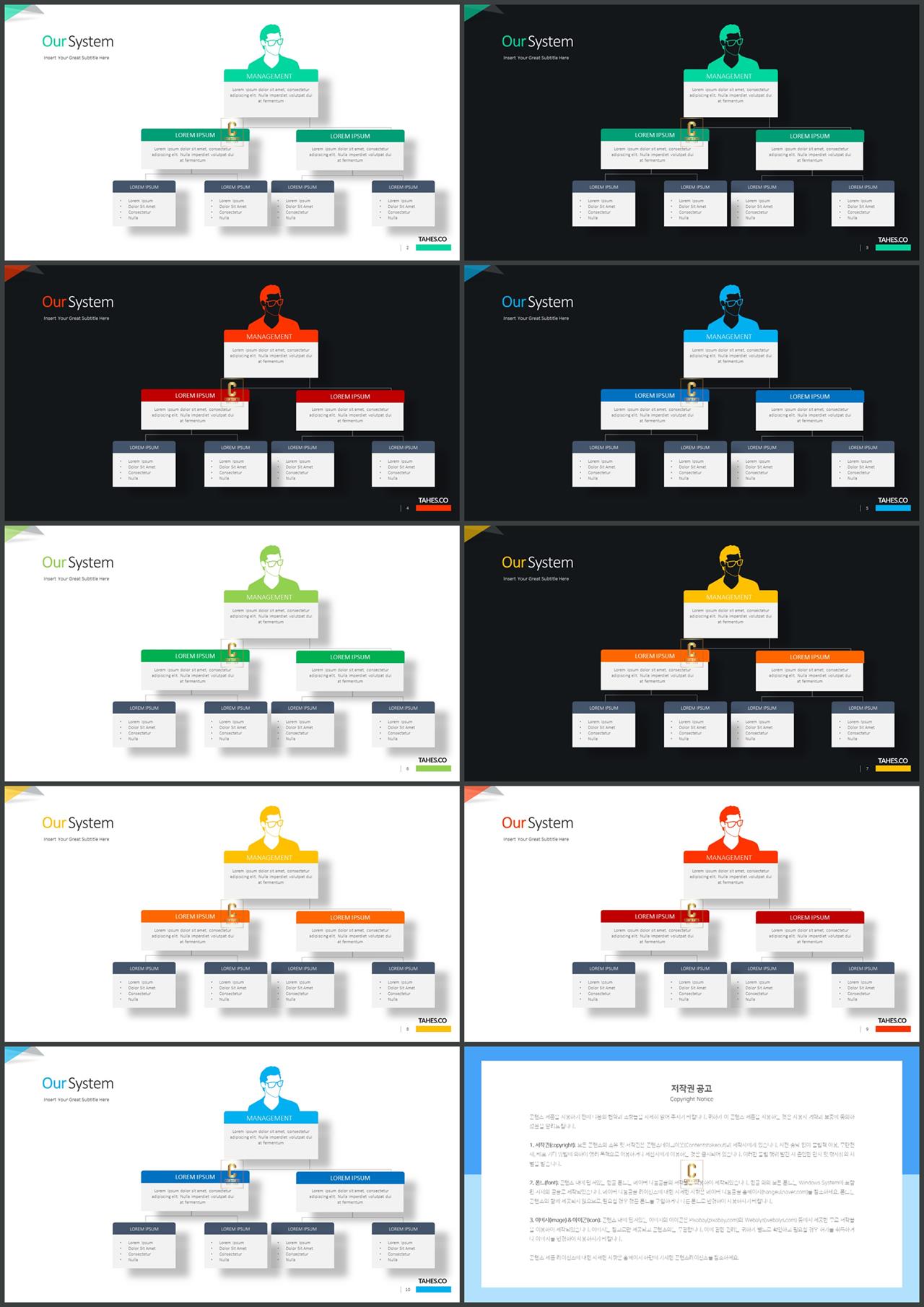 조직도 ppt 양식 깔끔한 ppt 템플릿 발표