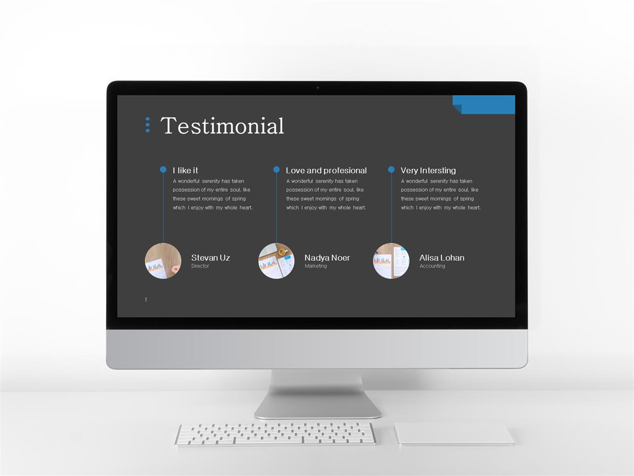 배열형 ppt 템플릿 다운 푸른 ppt 테마