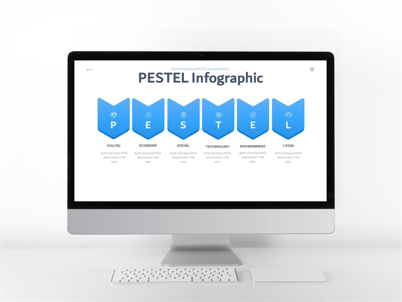행렬형 템플릿 ppt 파란색 ppt 템플릿