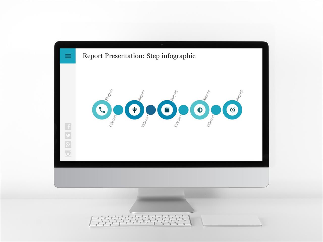 배치형 파워포인트 템플릿 깔끔한 ppt 템플릿 녹색
