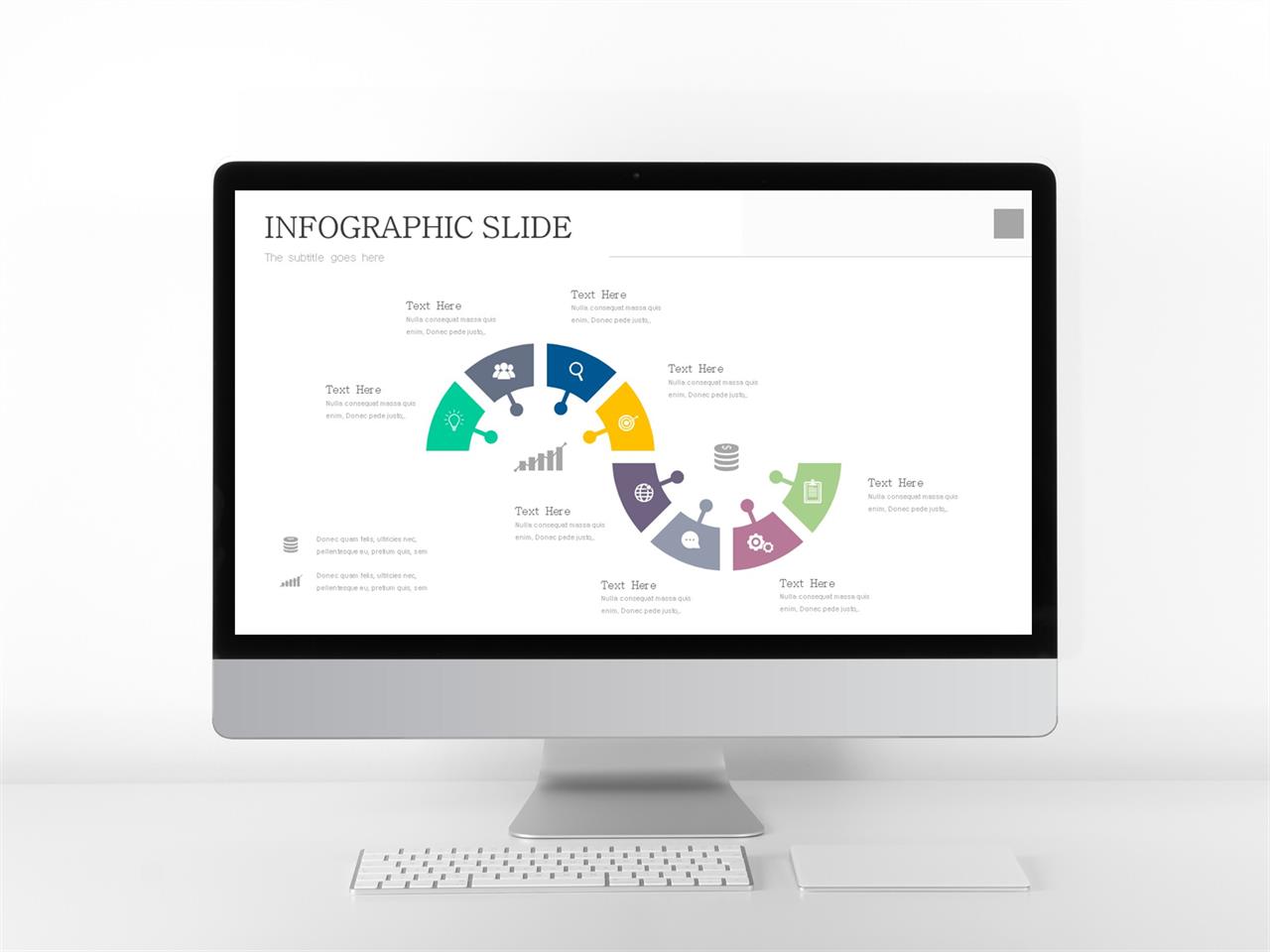 프로세스형 ppt 템플릿 보라색 배경 ppt