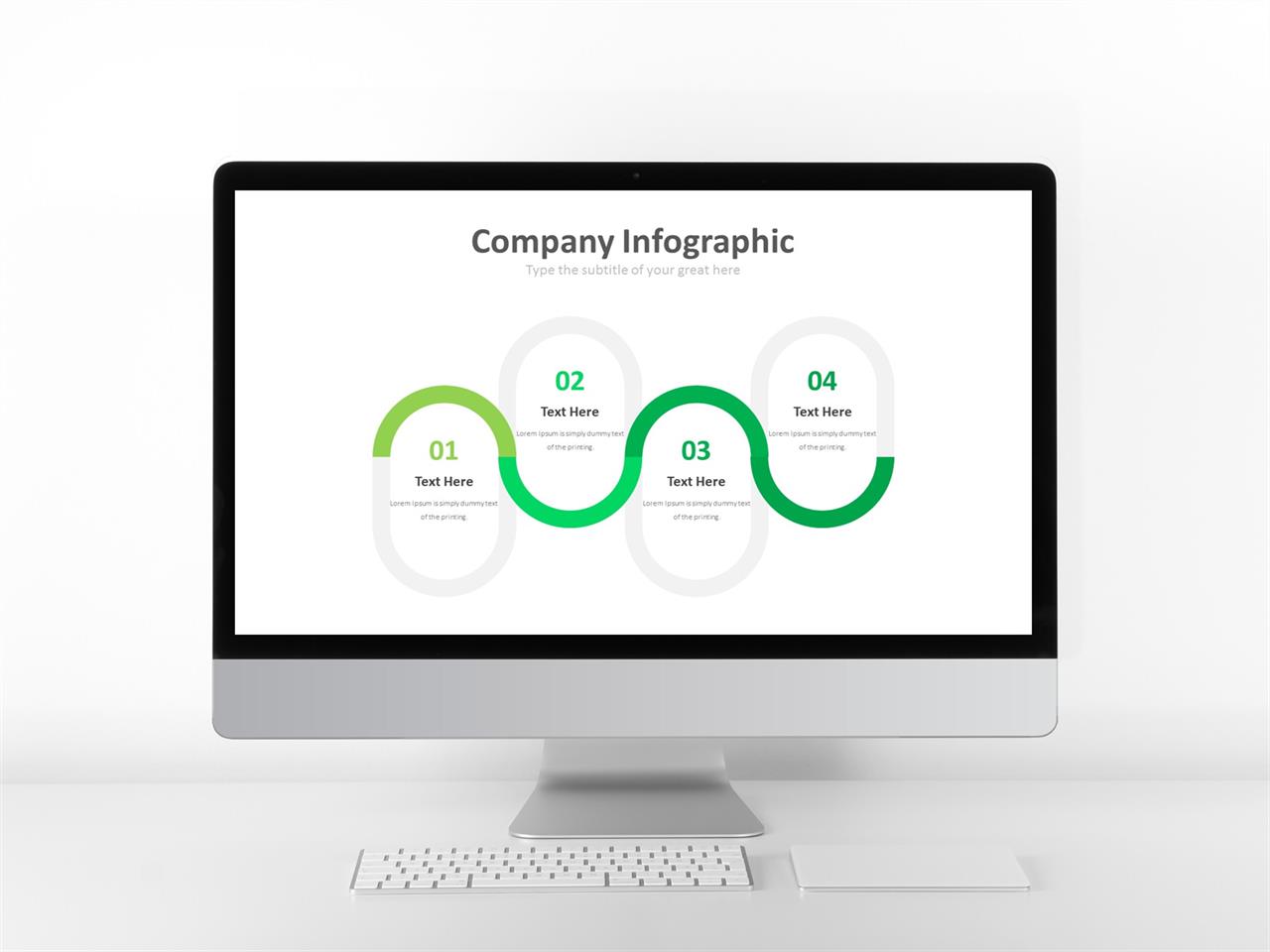ppt 프로세스 템플릿 녹색 ppt 템플릿