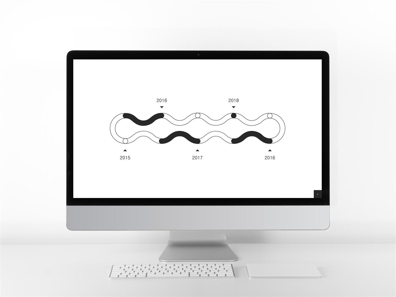 경과형 파워포인트 템플릿 블랙 초대장 ppt 템플릿