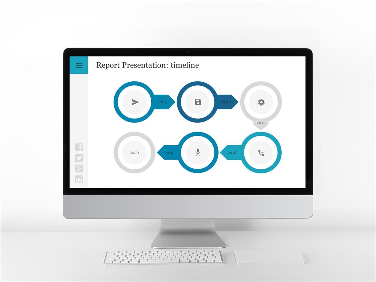 절차형  ppt 양식 ppt 흰색 초록색 템플릿