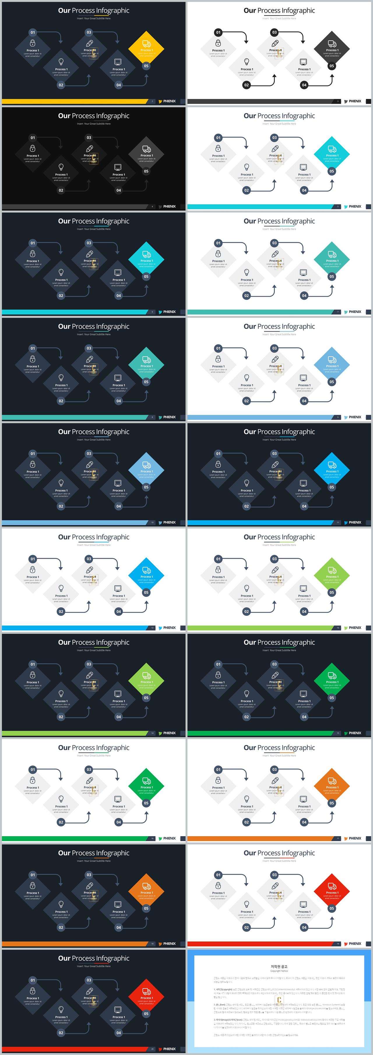 프로세스 ppt 템플릿 발표 ppt 양식