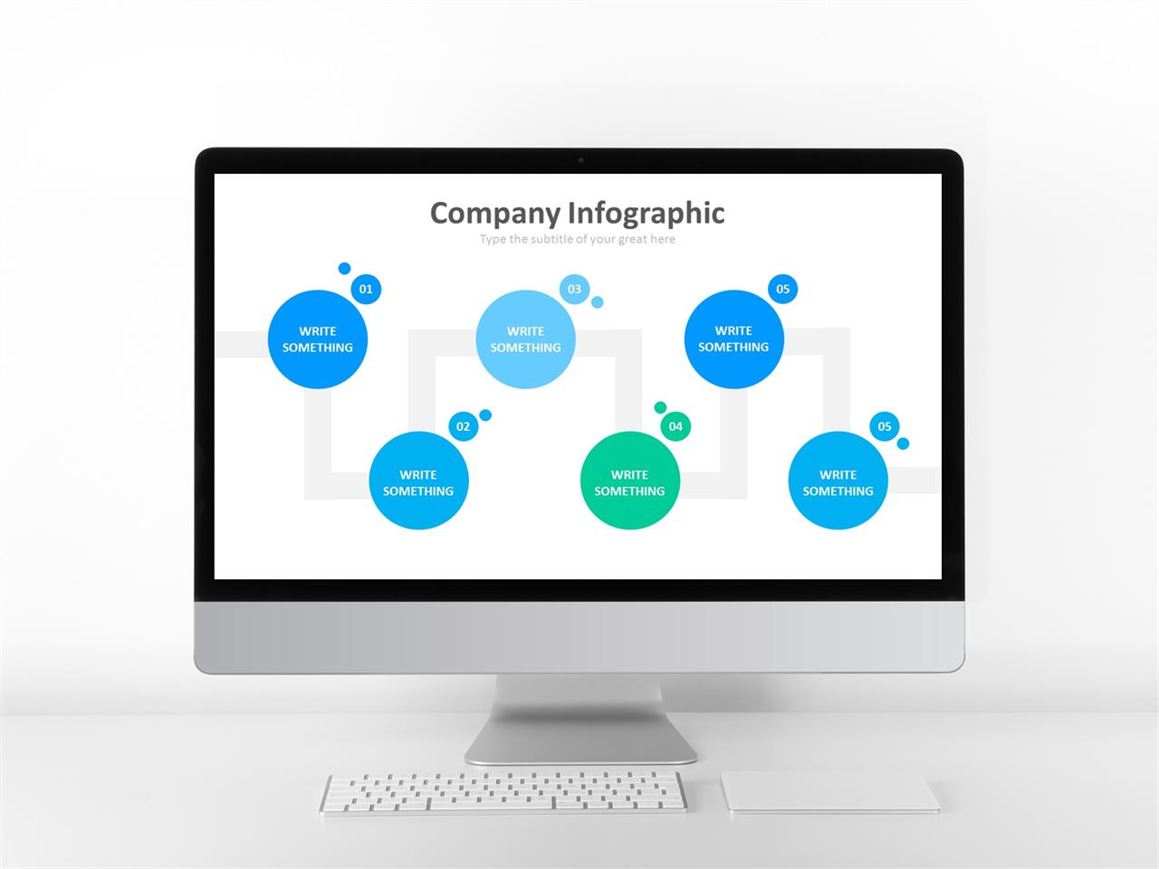 프로세스형 ppt 템플릿 파란색 ppt 테마