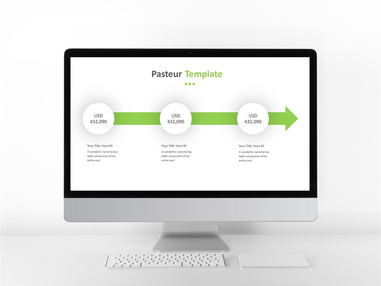 프로세스형 ppt 템플릿 그린 ppt 템플릿