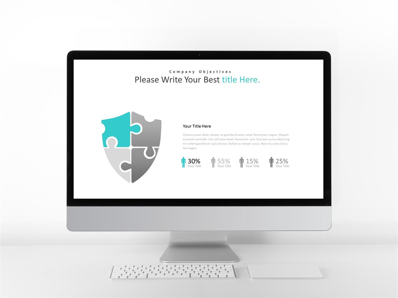 ppt 템플릿 퍼즐 파랑 계열 ppt 템플릿