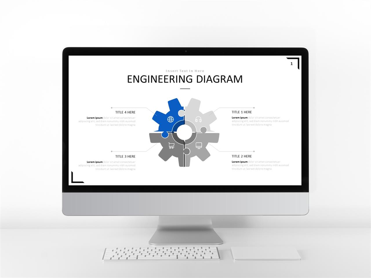 ppt 퍼즐 템플릿 ppt 템플릿 남색
