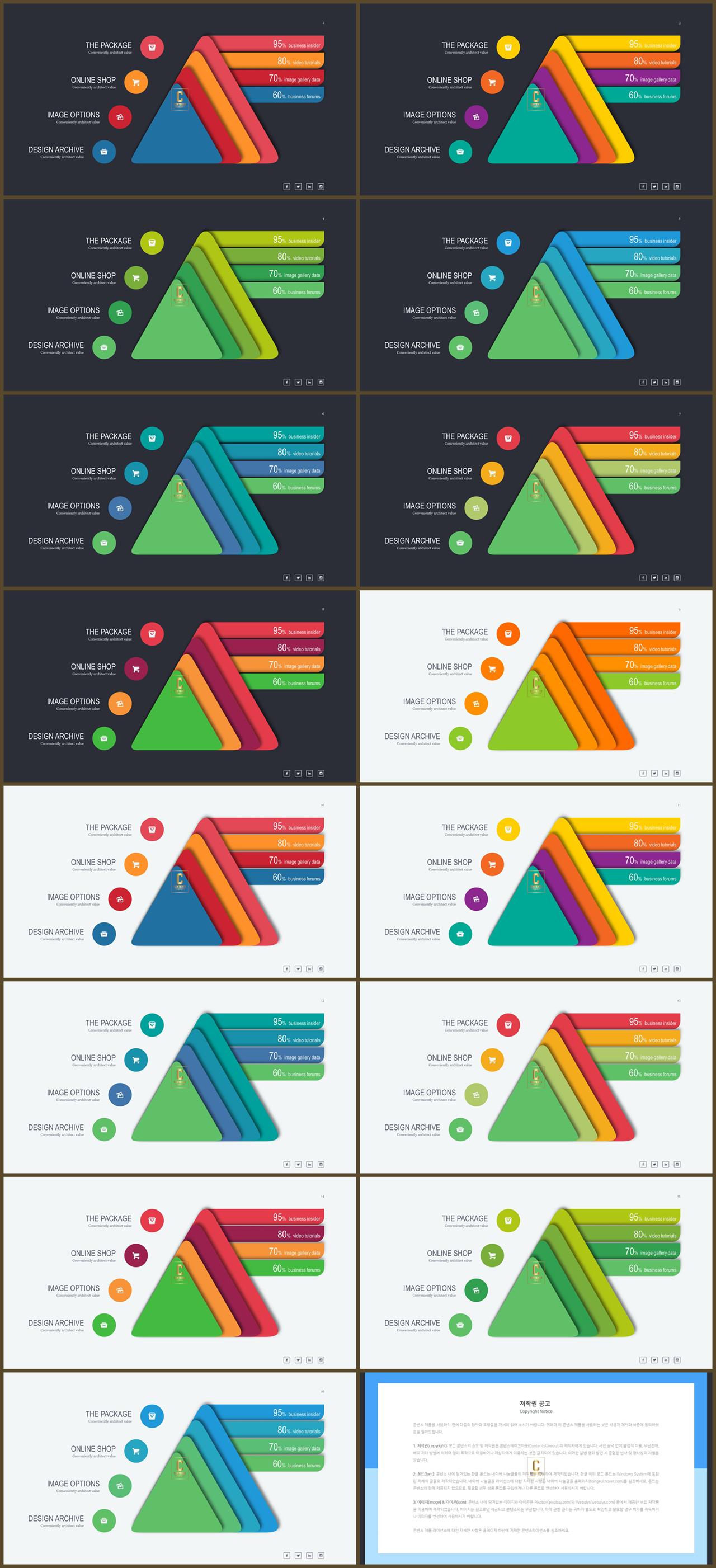 ppt 삼각 템플릿 발표용 ppt 양식