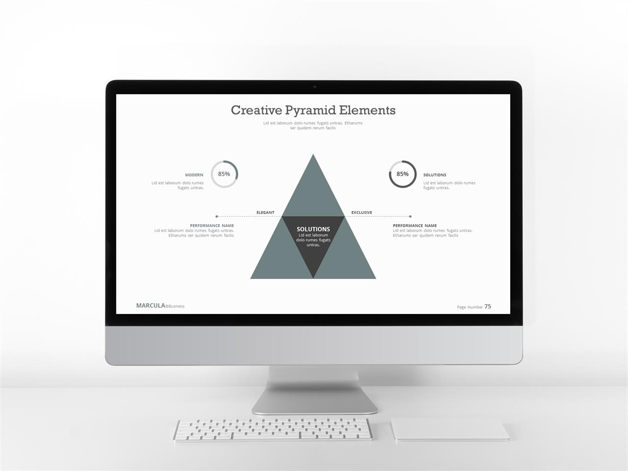 ppt 템플릿 피라미드 회색톤 ppt 템플릿