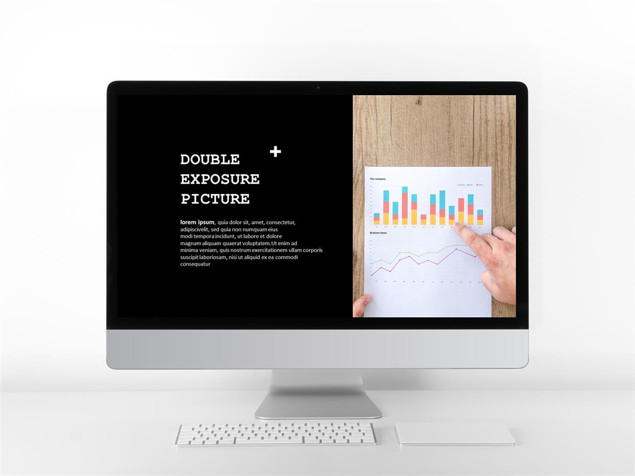 ppt 템플릿 설명 그레이 ppt 템플릿