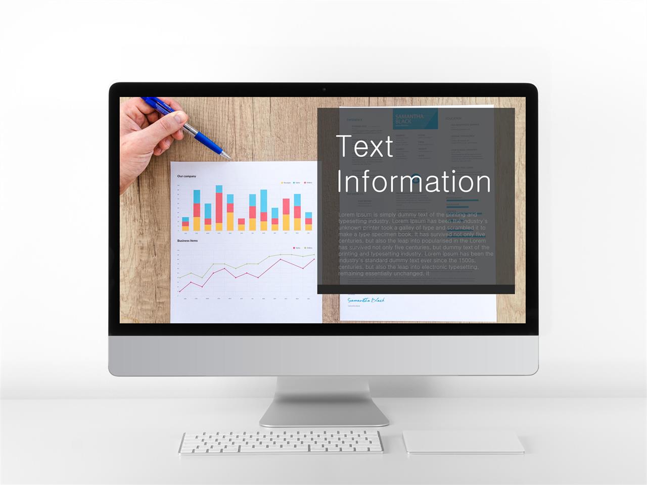 ppt 설명 템플릿 파워포인트 회색 격자 배경
