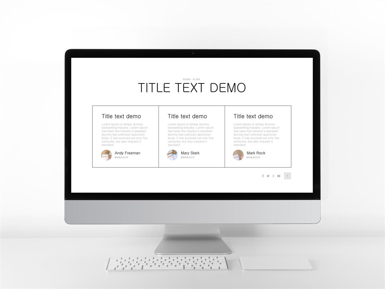 샘플 설명 ppt 파워포인트 회색 격자 배경