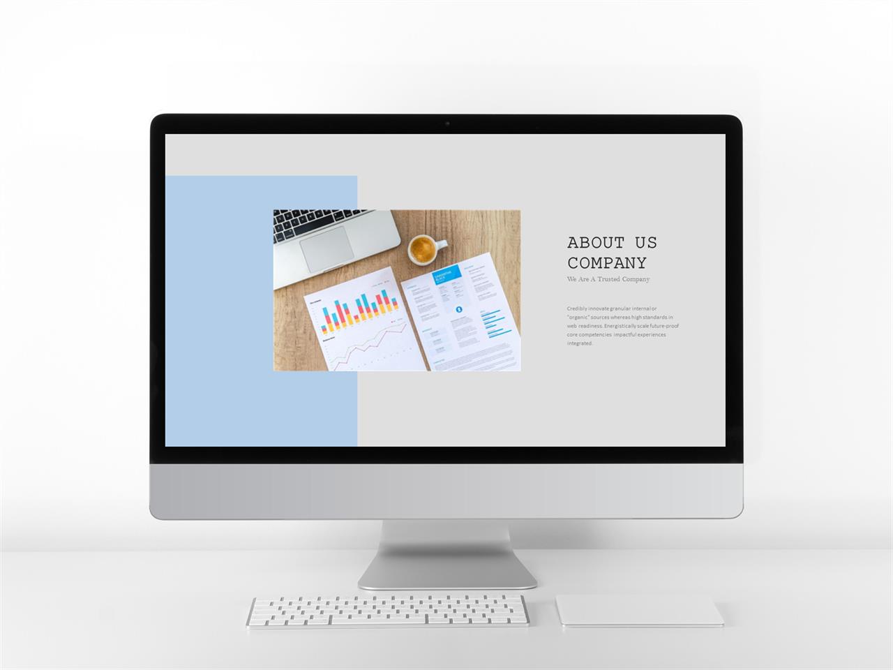 ppt 설명 템플릿 하늘색 배경 ppt